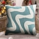 thumbnail image 5 of Pisexur Funda de almohada de terciopelo con estampado de copos de nieve para sofá de oficina, funda de almohada de felpa, funda de cojín geométrica, funda de almohada para mesita de noche., 5 of 6