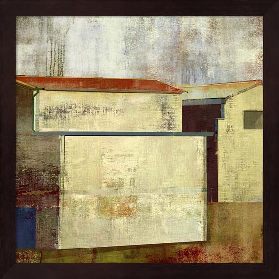 Metaverse R950951-0120000-AEAAAADAN4 13.25 x 13.25 in. Abstract Construction I Framed Wall Art by Posters International Studio