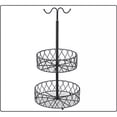 thumbnail image 1 of Organizadores Cocina 2 Niveles De Frutas Cesta Negro, 1 of 4