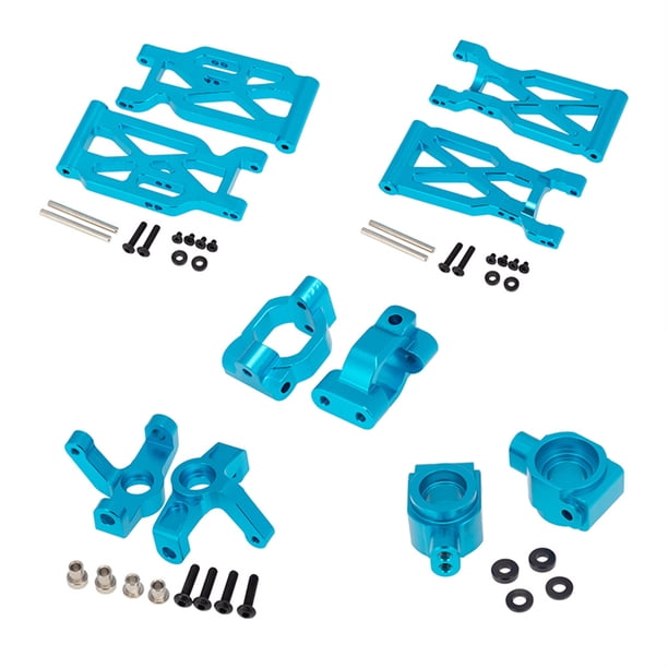 Regalos para hombres Accesorios a escala 1/10 Control remoto de metal CAR DURABLE Piezas de actualización Herramientas de reparación Arms Swing Diy CVD Distins Sky Azul Inevent FN001271-01