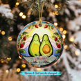 thumbnail image 2 of Personalized You Complete Me Ceramic Ornament Christmas 2025, Our First 1st Married Ornament, Custom Text Name Mr Mrs Avocado Ornaments Gift for Married Engaged, Couple Avocado Together Ornament Xmas, 2 of 6