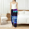 thumbnail image 6 of Lsque Geometry Dash Print Women's Pajama Pants, Lounge Pant - Comfortable Home Wear,Elastic Waistband, Stylish Design-XX-Large, 6 of 9