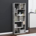 thumbnail image 1 of vidaXL Book Cabinet Concrete Grey 67x24x161 cm Engineered Wood, 1 of 5