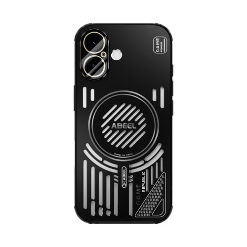 GadgetCom Magnetic Case Compatible with Apple iPhone 17 , Aluminium Vented Design Back Cover Shell With Camera Protection