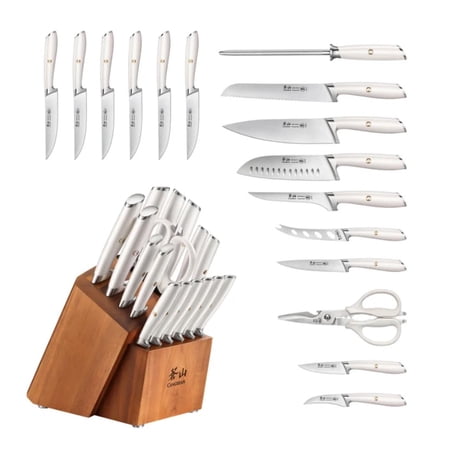 Cangshan L Series 17 Piece German Steel Forged Knife Set (White)