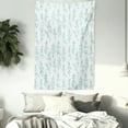 thumbnail image 3 of House Decor Wall Hanging Tapestry, Floral Pattern Moderate Essential Botanical Herbs Flower Plants Fresh Twigs Organic Theme, Bedroom Living Room Dorm Accessories, 40 X 60 Inches, by Ambesonne, 3 of 5