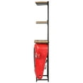 thumbnail image 4 of vidaXL Wine Rack Wine Bar Cabinet with Glass Rack Tractor Bar Solid Wood Mango, 4 of 16