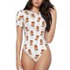 thumbnail image 1 of Fotbe Cute Little Pirate Red Panda Body de Mujer con Cuello Redondo y Mangas Cortas, Sin Mangas Ajustado, Suave, Cómodo y Básico-XX-Large, 1 of 7