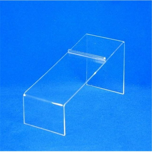 4 in. Acrylic Angled Shoe Display - Heel Stopper
