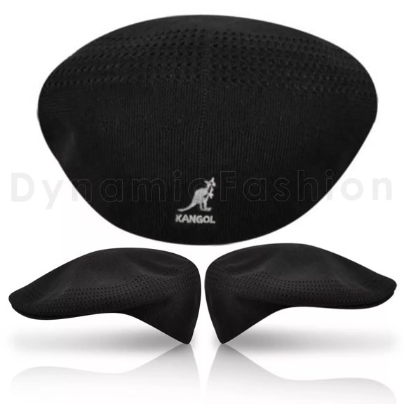 Kangol Flat Cap - Irish Caps for Men & Women - Black, Small, 1pc