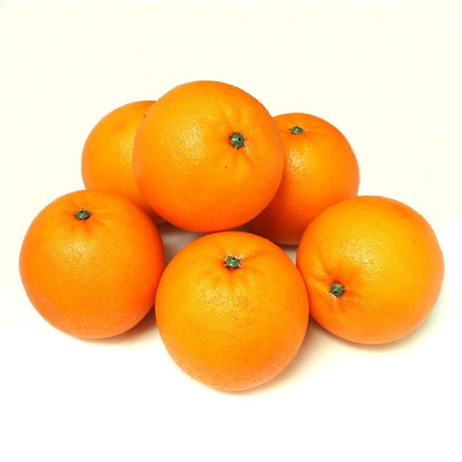 6/12 PACK Artificial Orange Lifelike Fruit Ornament Faux Oranges Home Decor USA 