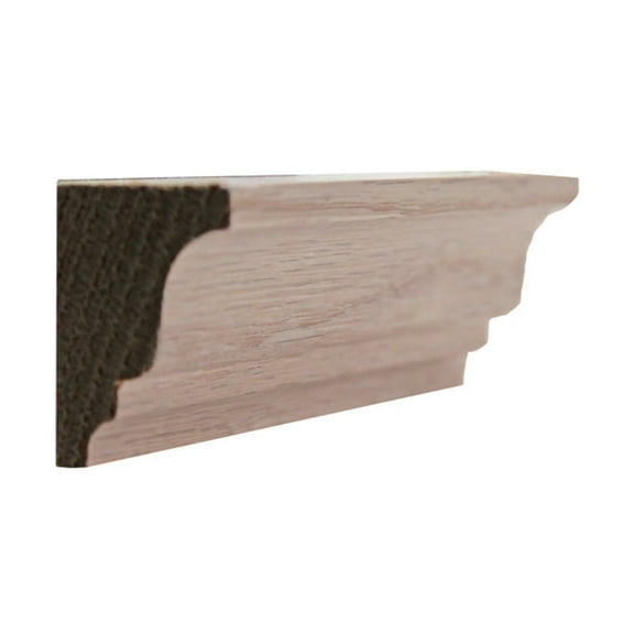 Solid Crown EWSC16, 15/16" x 1-3/8", Red Oak, 95"