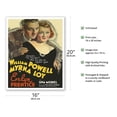 thumbnail image 2 of Evelyn Prentice - Starring William Powell & Myrna Loy - Directed by William K. Howard - Vintage Film Movie Poster c.1934 - Fine Art Matte Paper Print (Unframed) 16x20in, 2 of 4
