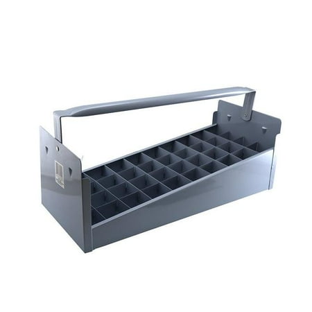 

1.25 in. Steel Nipple Caddy Tray with 40 Piece Capacity 18 x 8 x 6.5 in.