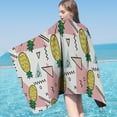 thumbnail image 2 of RXIRUCGD Microfiber Beach Towel Super Lightweight Multicolor Bath Towel Sandproof Beach Blanket Multi-Purpose Pool Towel For Adults and Kids Bath Towels On Beach, 2 of 7