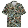 thumbnail image 3 of Camisas hawaianas de moda para hombre, camisetas playeras de manga corta de gran tamaño, ropa informal de playa, ropa formal de verano, 3 of 5