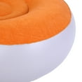 thumbnail image 5 of Inflatable Lounge With Footstool Blow Up Couch Inflatable Lounge With Foot Stool PVC Flocking Water Proof Folding Blow Up Couch Inflatable Sofa Chair For Home Camping Orange, 5 of 6