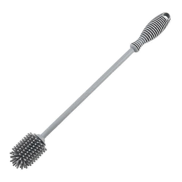 3.5 x 31 cm, (grey), Silicone Bottle Brush, Bottle Brush, Bottle, extra long