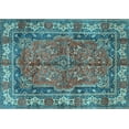 thumbnail image 1 of Ahgly Company Indoor Rectangle Persian Light Blue Traditional Area Rugs, 2' x 4', 1 of 4
