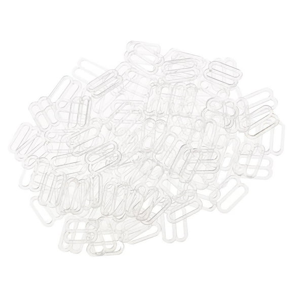 100 Pieces Nylon Replacement Bra Strap Sliders For Bra Strap DIY Sewing Accessories 12mm