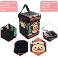 thumbnail image 2 of Christmas Car Trash Can Mini Trash Can, Foldable with Lid, Leak-Proof, Hanging Storage Bag, 2 of 6