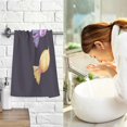 thumbnail image 7 of Yayeee 2 Pack Hand Towels for Bathroom 100% Cotton 16" x 28" Soft Absorbent Kitchen Towel, Cartoon Candy, 7 of 7