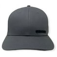 thumbnail image 2 of Quiksilver Men's Wordmark Small Embroidered Logo Snapback Hat Cap (Grey), 2 of 5