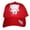 Red, variant on Pit Bull Baseball Cap Adult Adjustable One Size Fits Most (Khaki)