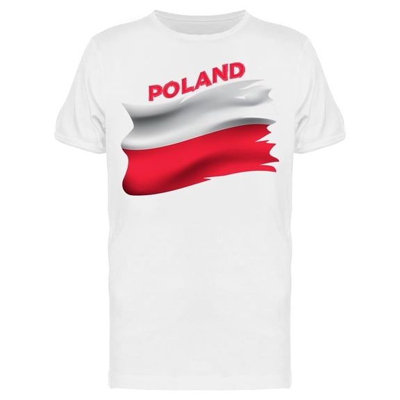 Poland Patriotic Flag Tee Men's -Image by Shutterstock