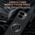 thumbnail image 6 of ELEHOLD Magnetic Case for Google Pixel 9 Pro Fold, Compatible with Mag Safe Accessory Carbon Fiber Pattern Ring Kickstand Slim Anti-Scratch Shockproof Case for Google Pixel 9 Pro Fold,Bluepurple, 6 of 8