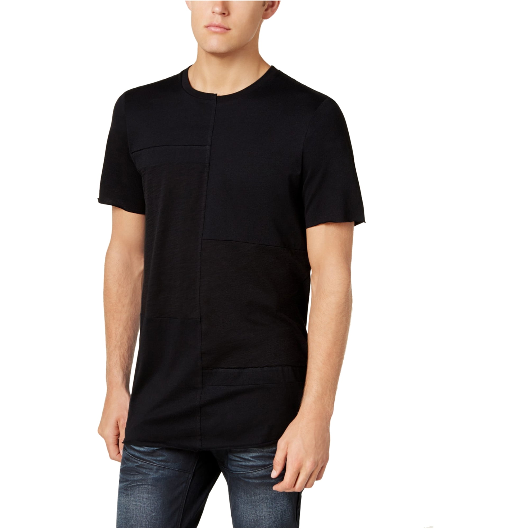 INC INC Mens Long Length Basic TShirt, Black, Large Walmart