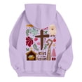 thumbnail image 6 of Sweatsuits for Women 2 Piece Jesus Letter Print Christian Long Sleeve Hooded Sweatshirt and Sweatpants Fall Fashion Clothing Casual Track Suits, 6 of 6