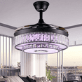 thumbnail image 5 of KPIBEST Modern 42" 7-Color Ceiling Fan Light Retractable W/Remote Bluetooth Music Speaker Reversing Function, 5 of 14
