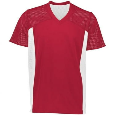 Augusta Reversible Flag Football Jersey 264 Scarlet/White M