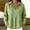 Green, variant on Fall Blouse for Women Long‑Sleeve Lapel Half‑Zip Dual‑Pocket Textured Drop‑Shoulder Elegant Dressy Tops Blue S
