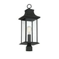 thumbnail image 5 of Hancock 1-Light Outdoor Post Lantern in Matte Black, 5 of 5