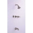 thumbnail image 4 of Premier Sanibel Three-Handle Tub & Shower Faucet, Brushed Nickel, 4 of 4