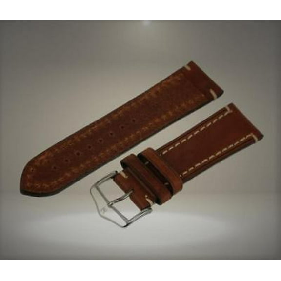 Hirsch 109002-10-24 24 -mm Genuine Calfskin Watch Strap