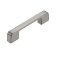 thumbnail image 3 of Utopia Alley 25pcs Marino Pull Handle - Decorative Cabinet Drop Pull Handles- Vintage Cabinet Hardware with Hand Finished Brushed Nickel - Metal Drawer Pull Handle, 3.75" Center to Center, 3 of 9