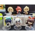 thumbnail image 1 of Aixlan-figura DE ACCIÓN DE 6 piezas, Genshin Impact, juego de Anime, Keqing, Amber, Klee, Mona, Figma Gong Bohan LED, 1 of 2