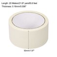 thumbnail image 2 of Uxcell Painters Tape Adhesive Painting Tape 1.97 Inches x 21.87 Yards White 3 Pack, 2 of 5