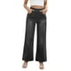 thumbnail image 1 of Pantalones Vaqueros Anchos de Talla Grande para Mujer, Cintura Alta, Adelgazantes, con Múltiples Bolsillos, Rectos, Holgados e Informales. Gris L, 1 of 9