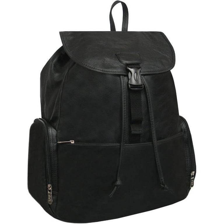Amerileather Jumbo Leather Backpack in Dark Brown Color