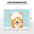 thumbnail image 2 of Vsdgher Corgi With Towel Ans Slice Cucumber Dish Drying Mat Super Absorbent Drying Mat Large Dish Drying Mats for Kitchen Counter Kitchen Drying Mat 24" x 18", 2 of 7