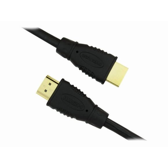 DataComm - HDMI cable with Ethernet - HDMI male to HDMI male - 35 ft - black - 4K support
