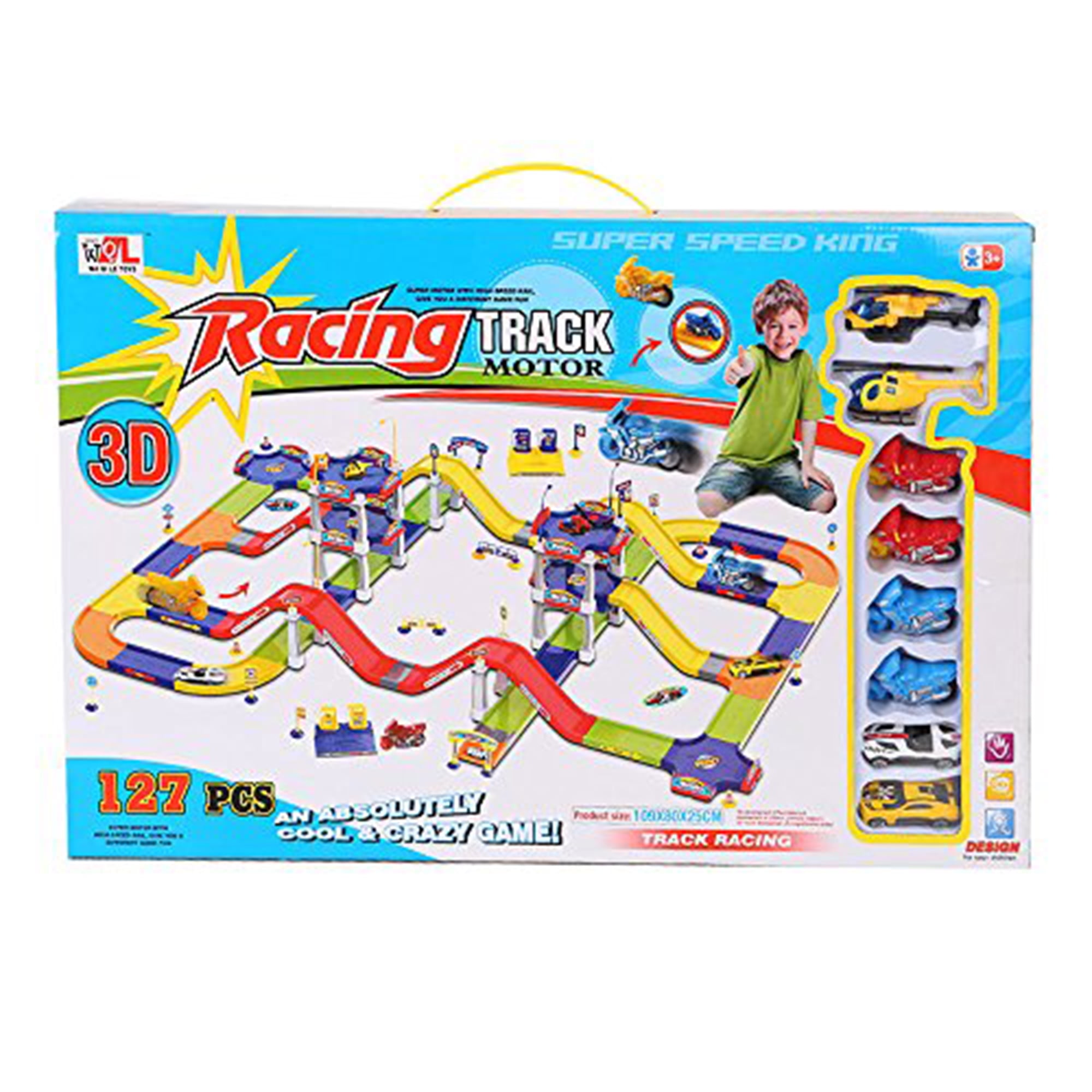 race track toy walmart