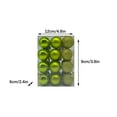 thumbnail image 3 of NSESSHome 24Pcs Christmas Balls Ornaments, Small Shatterproof Christmas Baubles for Xmas Tree Traditional Christmas Tree Decoration Hanging Baubles Ornaments for Home Decor, 3 of 4
