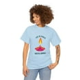 thumbnail image 3 of Festive T-Shirt Lit in Peace, Happy Diwali Unisex Cotton Tee for Men/Women, 3 of 6
