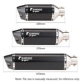 thumbnail image 5 of Motorcycle AK Exhaust Pipe Muffler slip on For Nmax Tmax FZ1 R6 R15 R3 MT07 ZX6R ZX10R Z400 Z900 Z1000 CBR1000 GSXR1000 PCX 125, 5 of 10