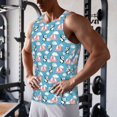 thumbnail image 5 of Fuzoiu Panda Flying in the Sky Print Men's Workout Tank Tops,Sleeveless Gym Shirt Quick Dry,Fitness Bodybuilding T-Shirt,Muscle Athletic Workout Tee-Large, 5 of 7